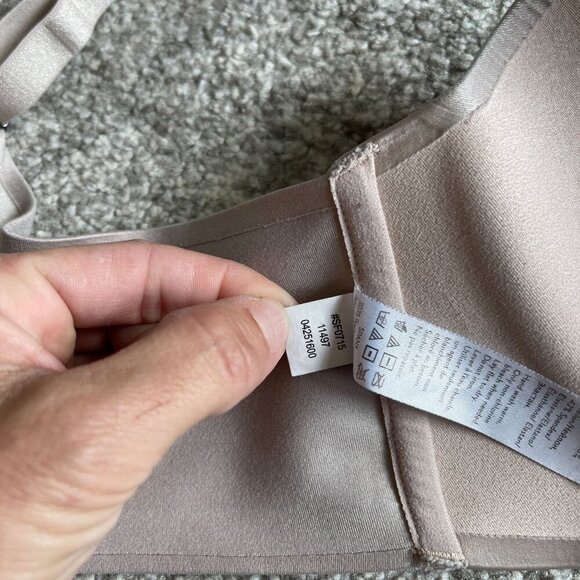 Spanx 360 Bliss Lightly Lined Bra Pillowcup Full Coverage Beige Size 36D - Picture 5 of 6